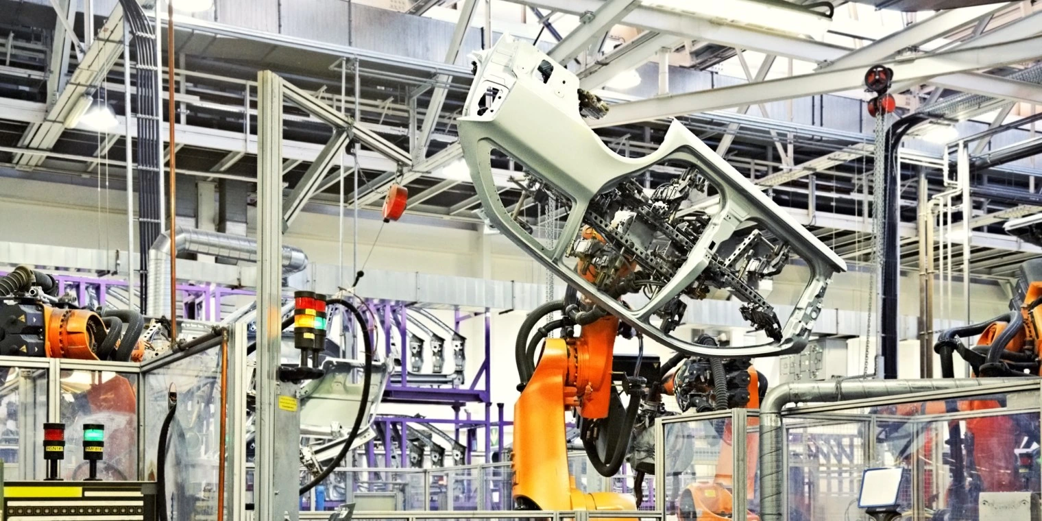 Fertigungsindustrie-Fahrzeugbau-Roboterarm